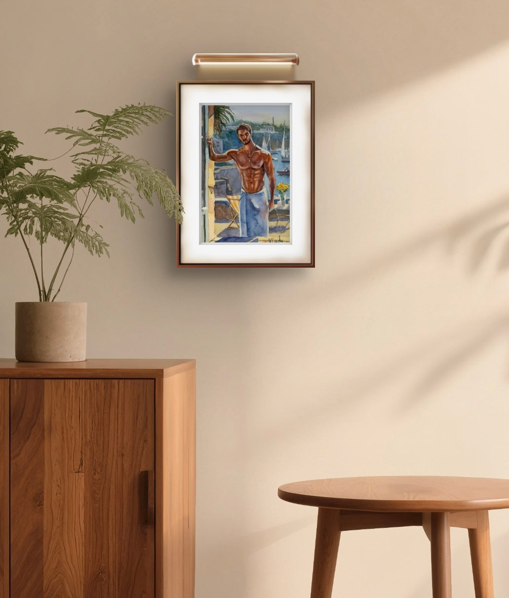 Original painting “Mediterranean Gent“