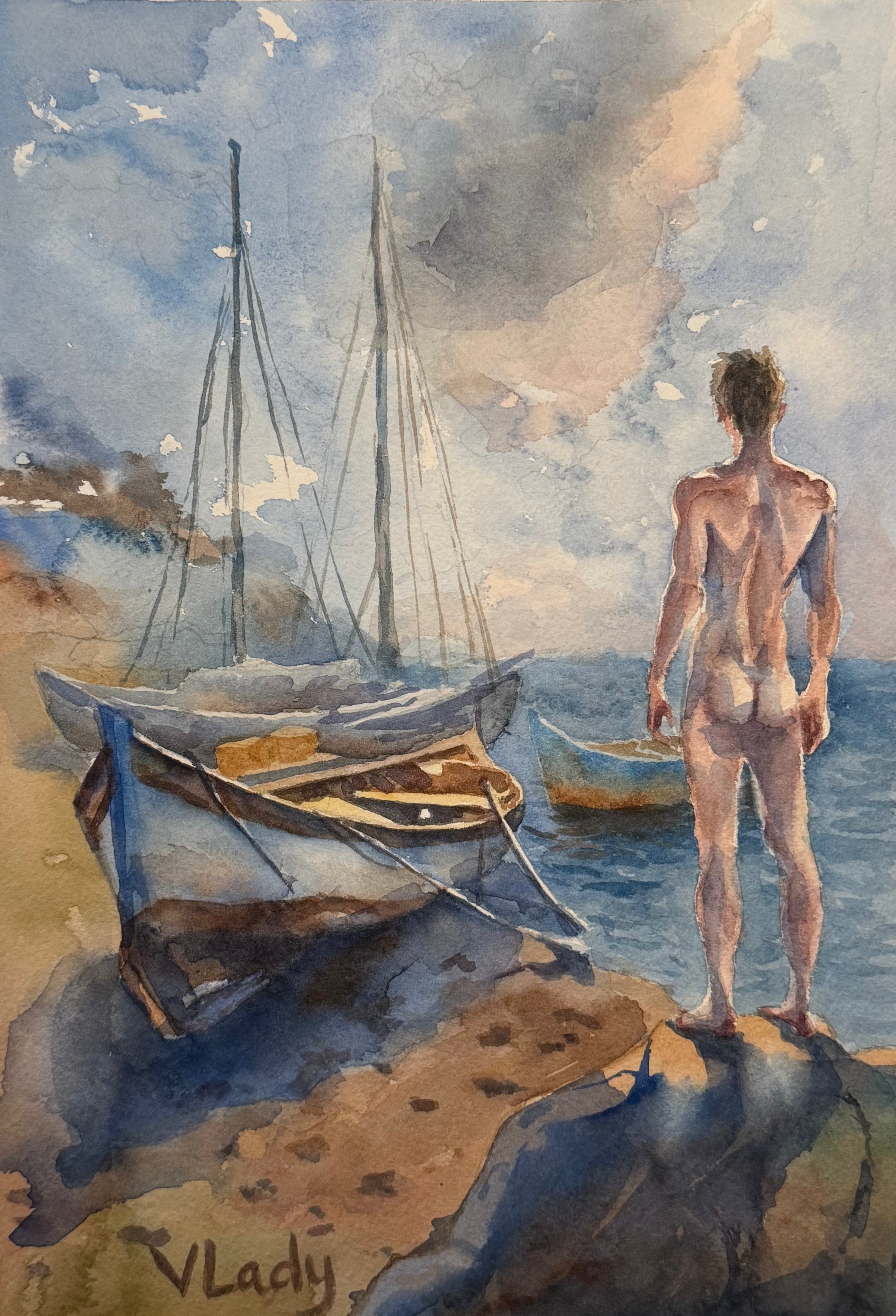 Original painting “Through the Storm”