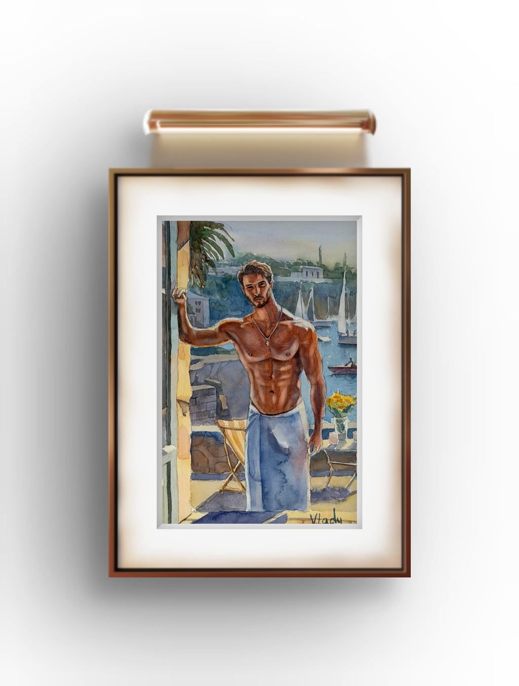 Print ,, Mediterranean gent”