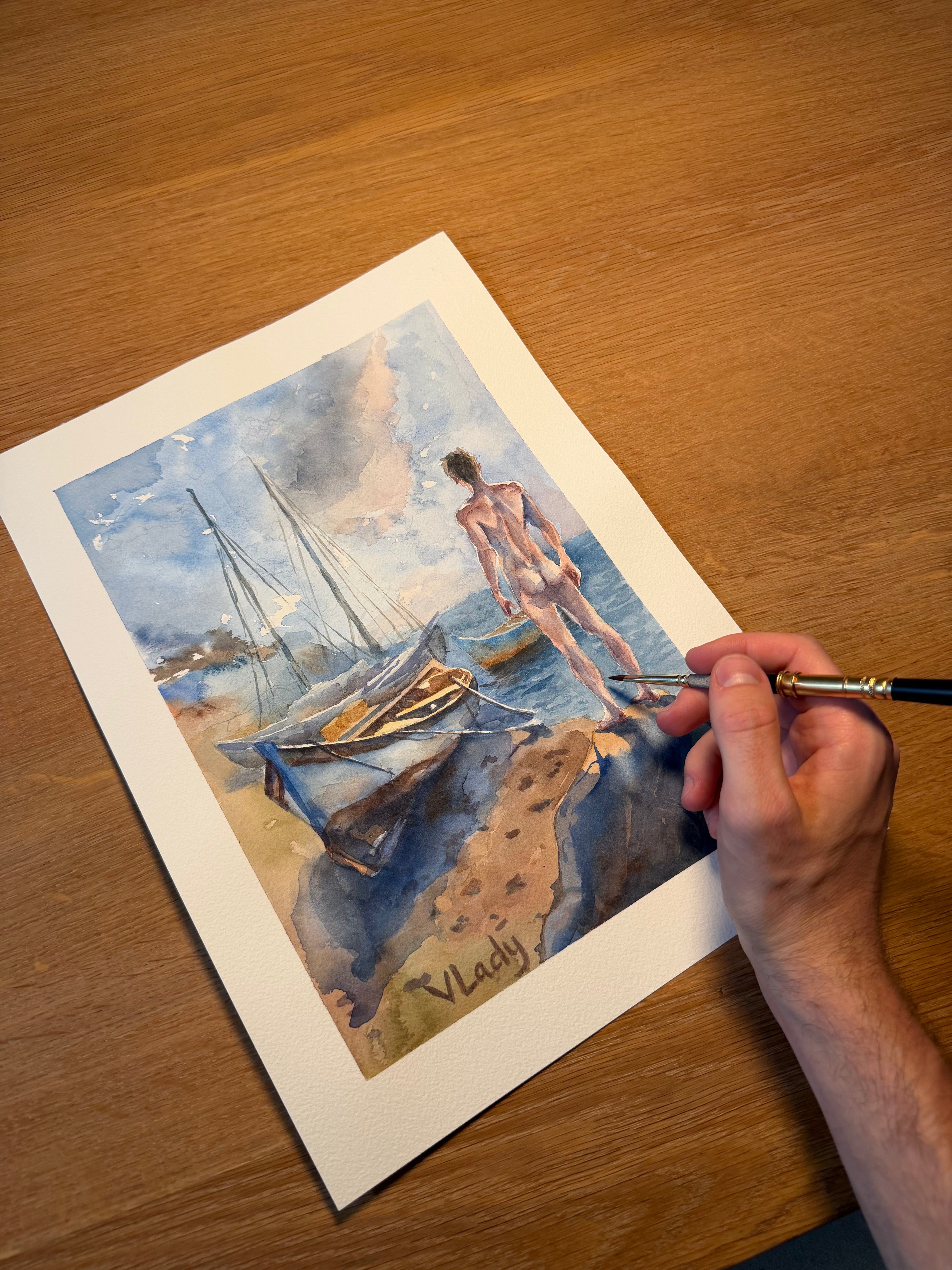 Original painting “Through the Storm”